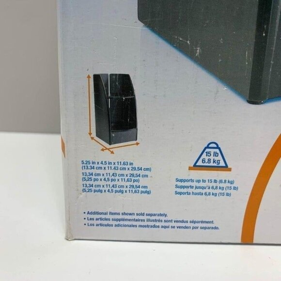 Rolodex 82433 Deskmate Organizer Black New - Picture 3 of 6